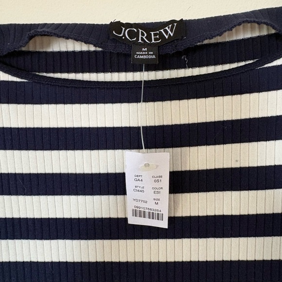 J. Crew Navy and White Striped Maxi Dress - Picture 5 of 10